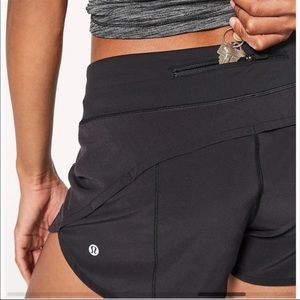 Black lululemon speed shorts: s8